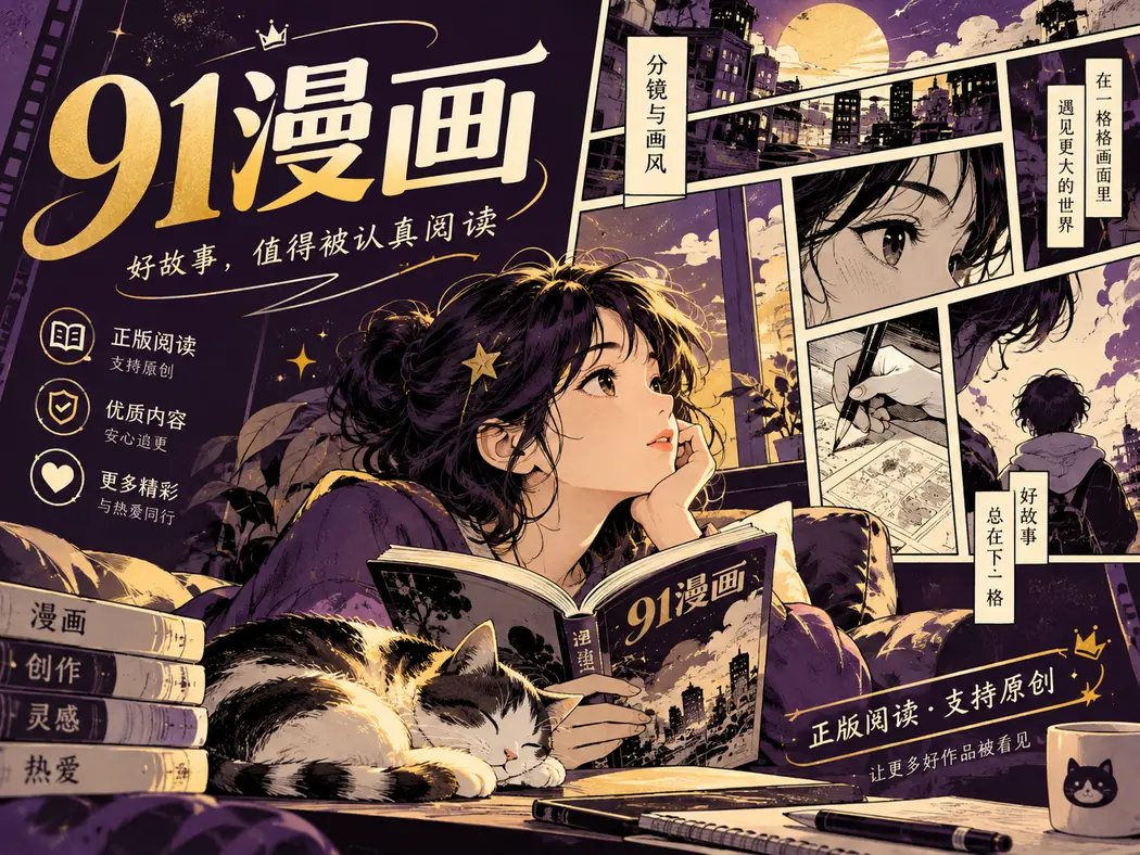 漫画分格与纸页层次示意